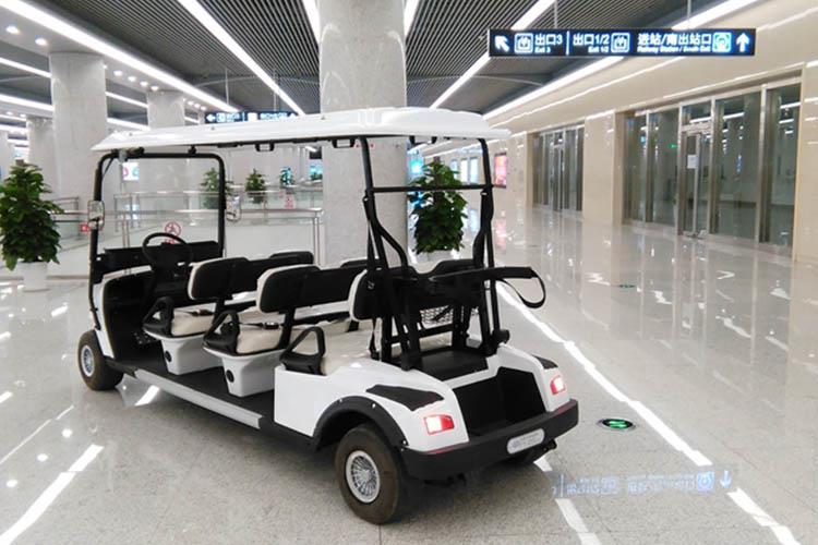 6座電動(dòng)高爾夫車(chē)性能卓越、外觀設(shè)計(jì)新穎、乘坐舒服安全，是您便捷的短途交通工具