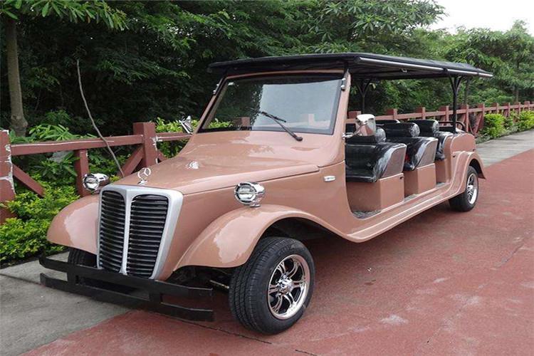 外觀色彩可根據(jù)電動(dòng)觀光車使用場所不同而異，噴涂不一樣基調(diào)外觀