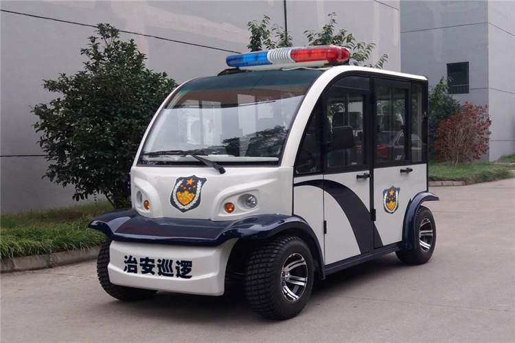 電動巡邏車是一種為特殊部門人員巡邏代步專門設計開發(fā)的一款車型，該車型分為普通巡邏車和封類型，普通巡邏車又可以分為普通型和豪華型等種類