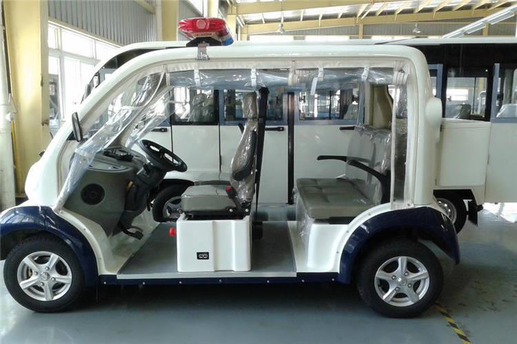 山東電動巡邏車是依靠電來運(yùn)行的，不需要使用汽油，因此也不會產(chǎn)生廢氣